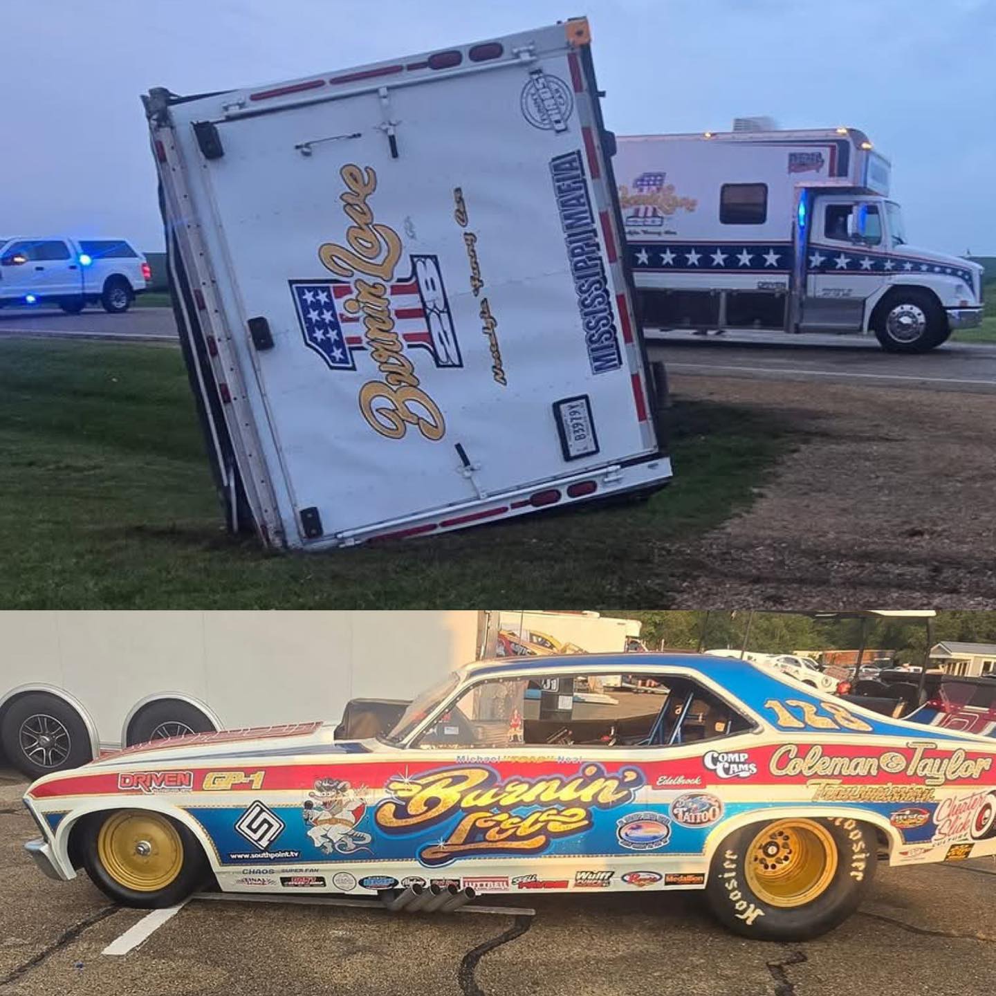 DragCoverage - Update from Neal Racing: Highway Crash Outside of Byron ...