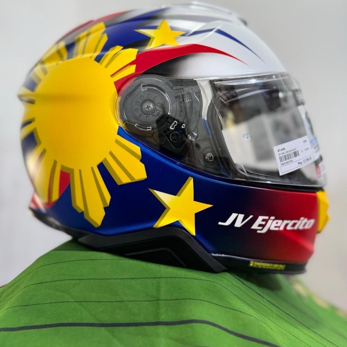 filipino flag motorcycle helmet F-17 GP Mips - F1776 PROUD OF MY PHILIPPINE FLAG-INSPIRED