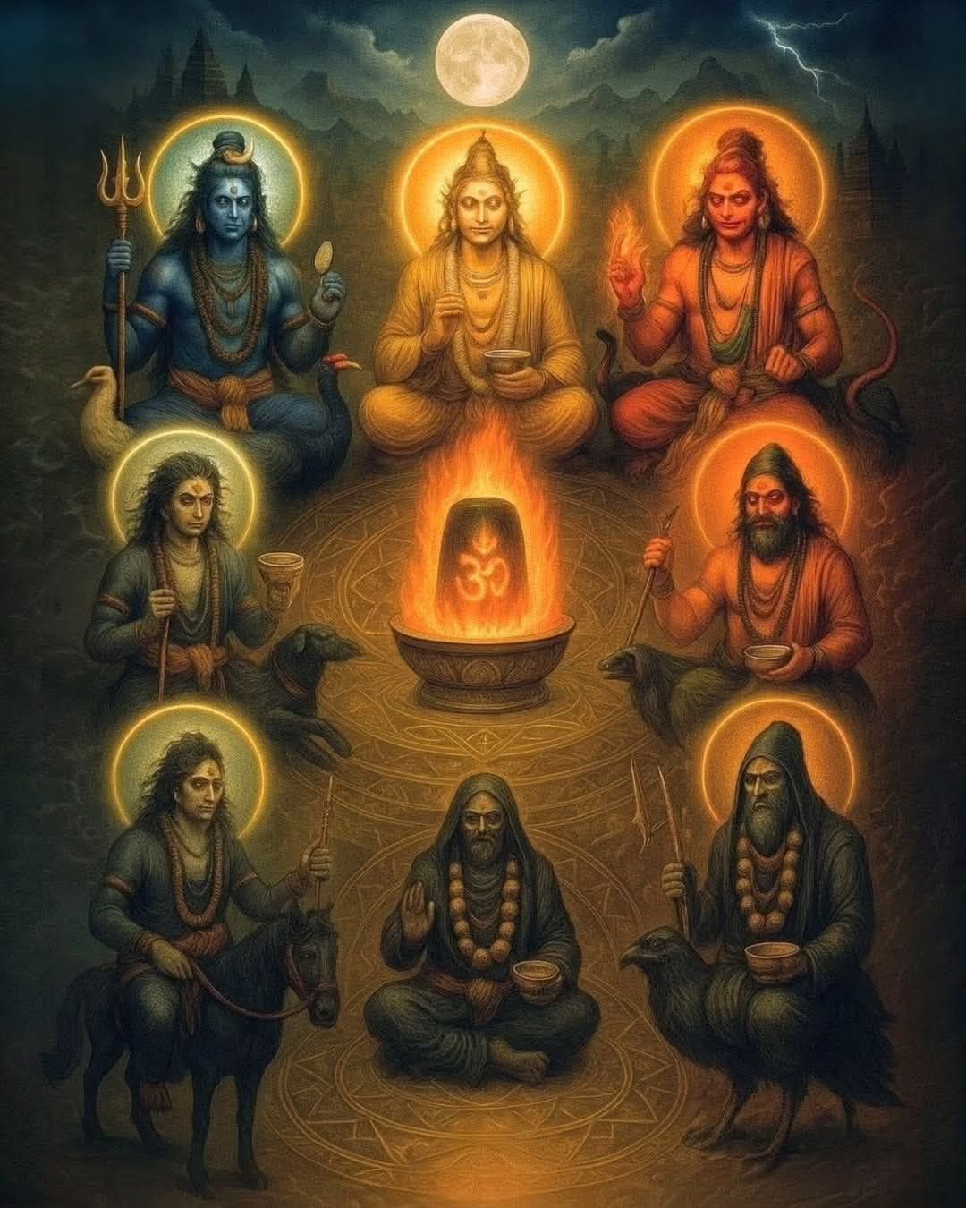 Vedic - Ashta Bhairav, The Eight Fierce Emanations of Shiva, Serve as ...