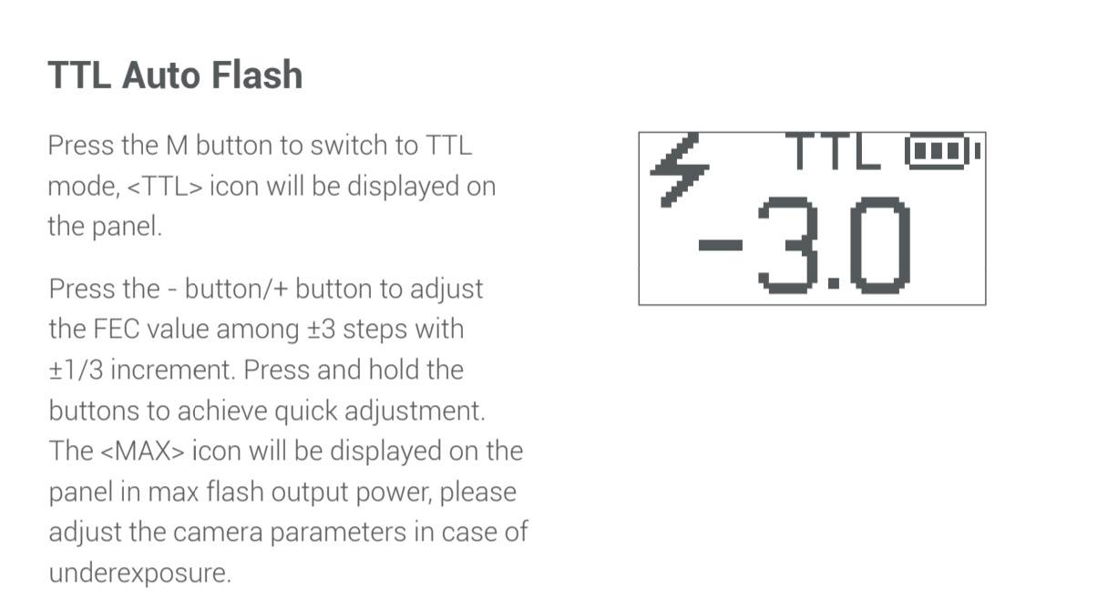 Hello everyone, I bought the Godox iT20 TTL flash and it's over ...