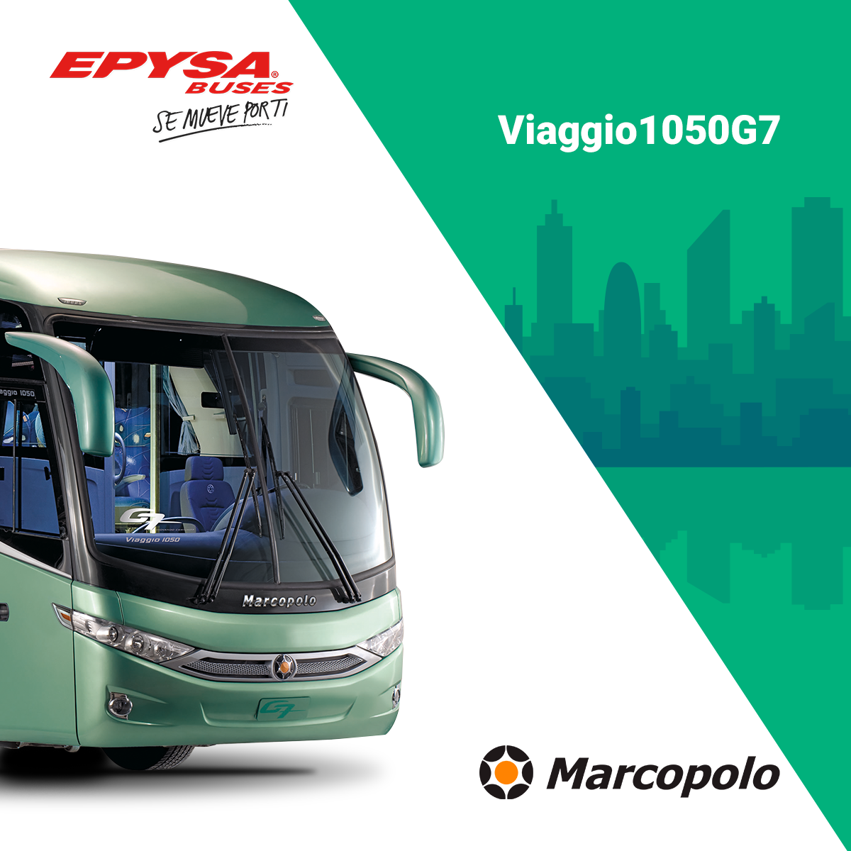 El #Viaggio1050G7 tiene un... - Epysa Buses - Marcopolo | Facebook