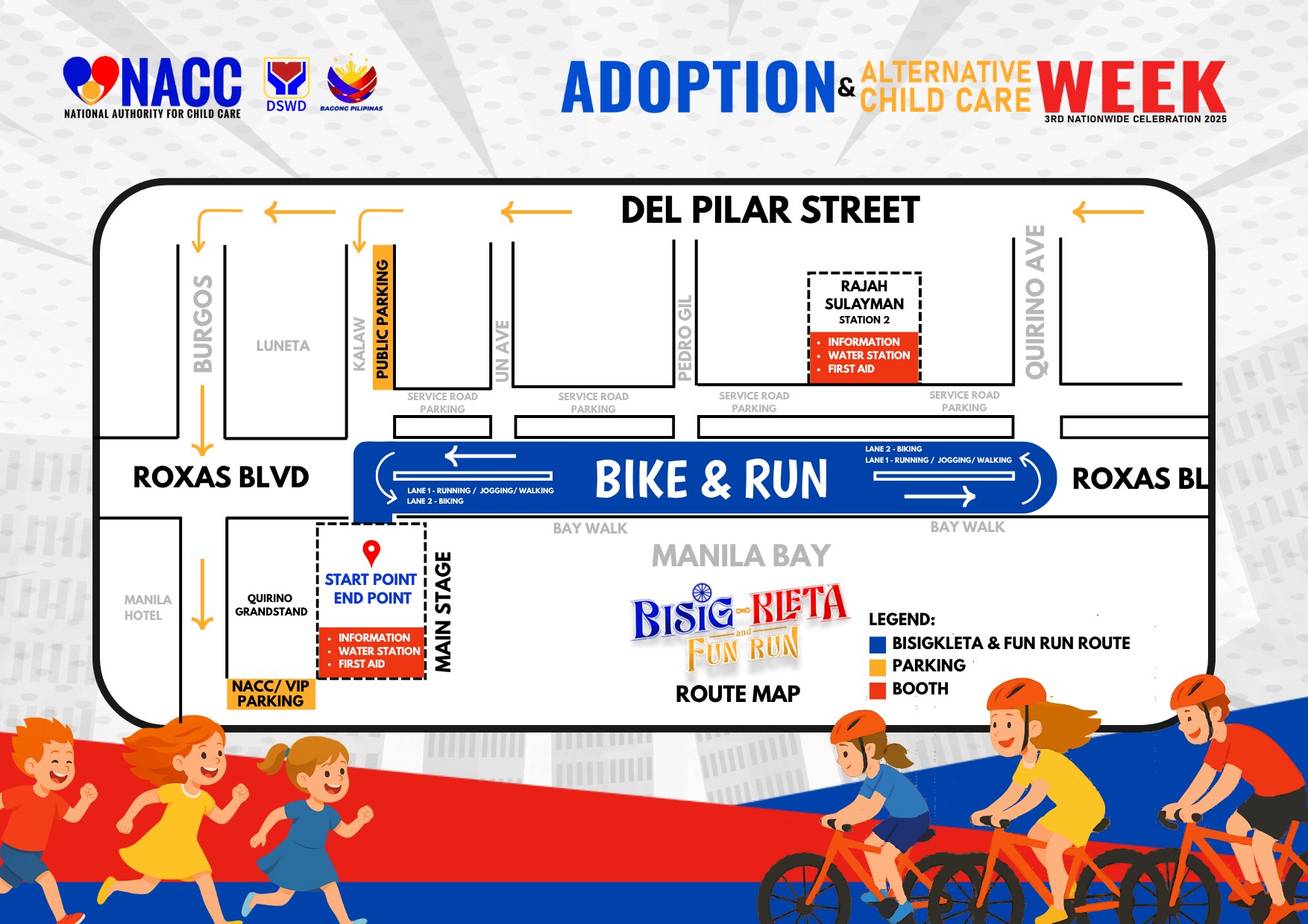 National - 📍 Tara na’t mag-Bisigkleta! Here’s your official route guide ...