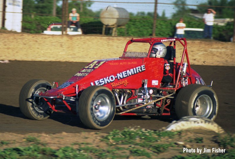Fisher's - Jerry Nemire - Kokomo (IN) Speedway - USAC - 1990 Photo by ...