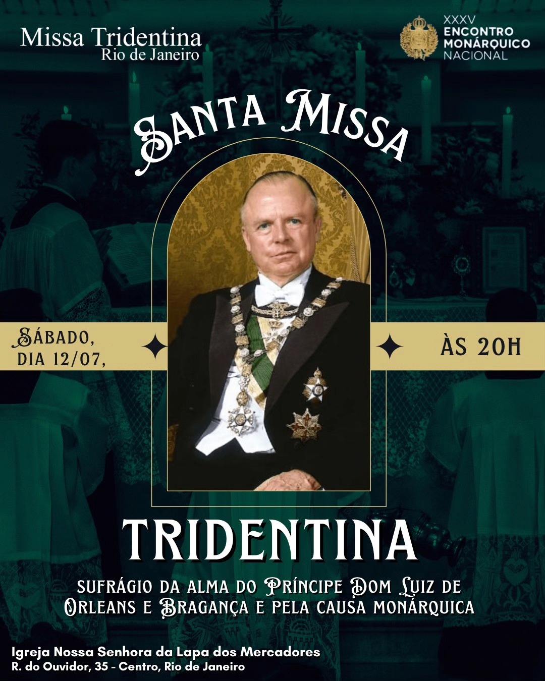 Missa Tridentina no Rio de Janeiro RJ - Comece o dia rezando... Kyrie ...