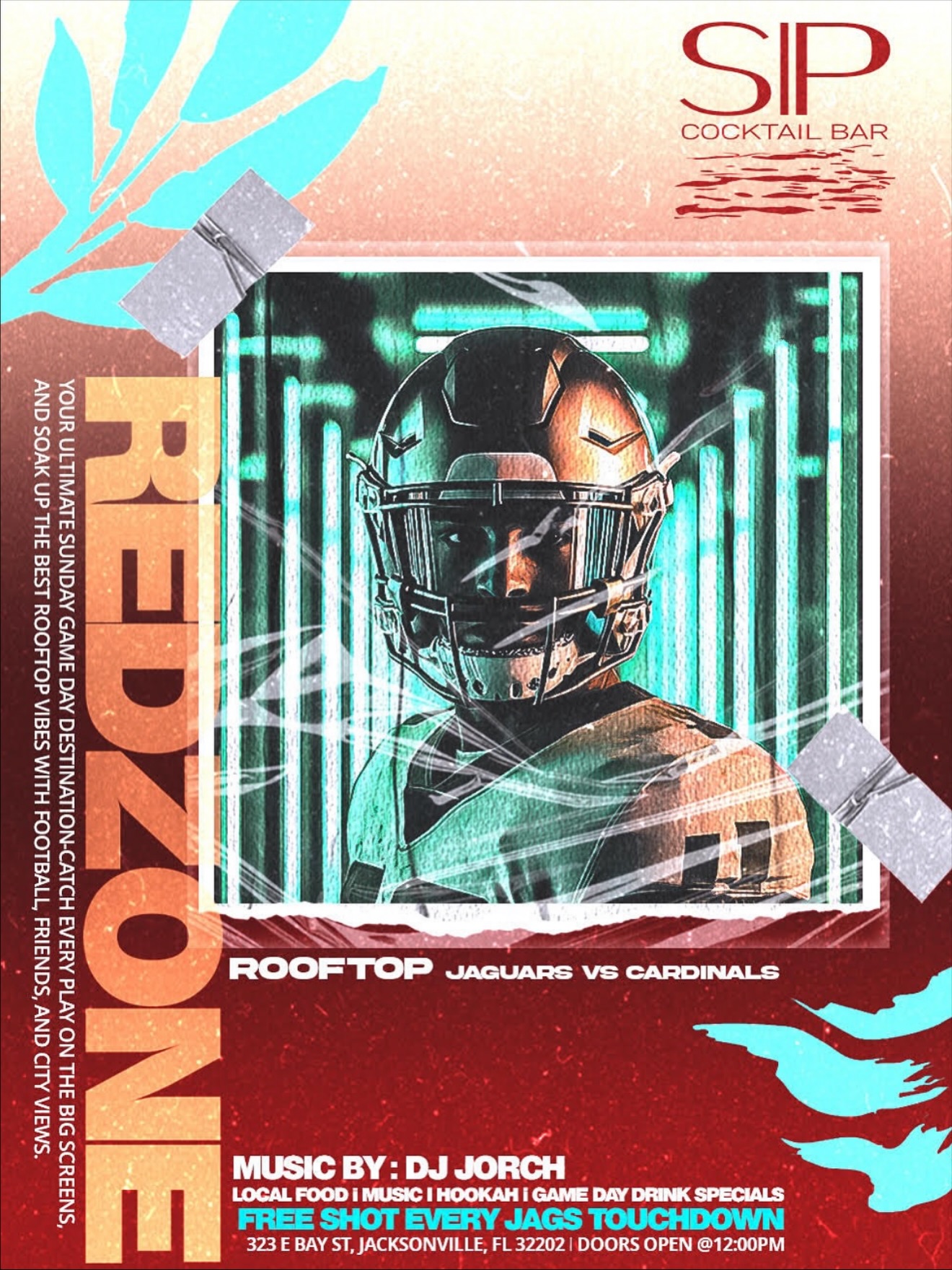 904 Happy Hour - 🔥🏈 ROOFTOP REDZONE 🌇 This Sunday —... | Facebook