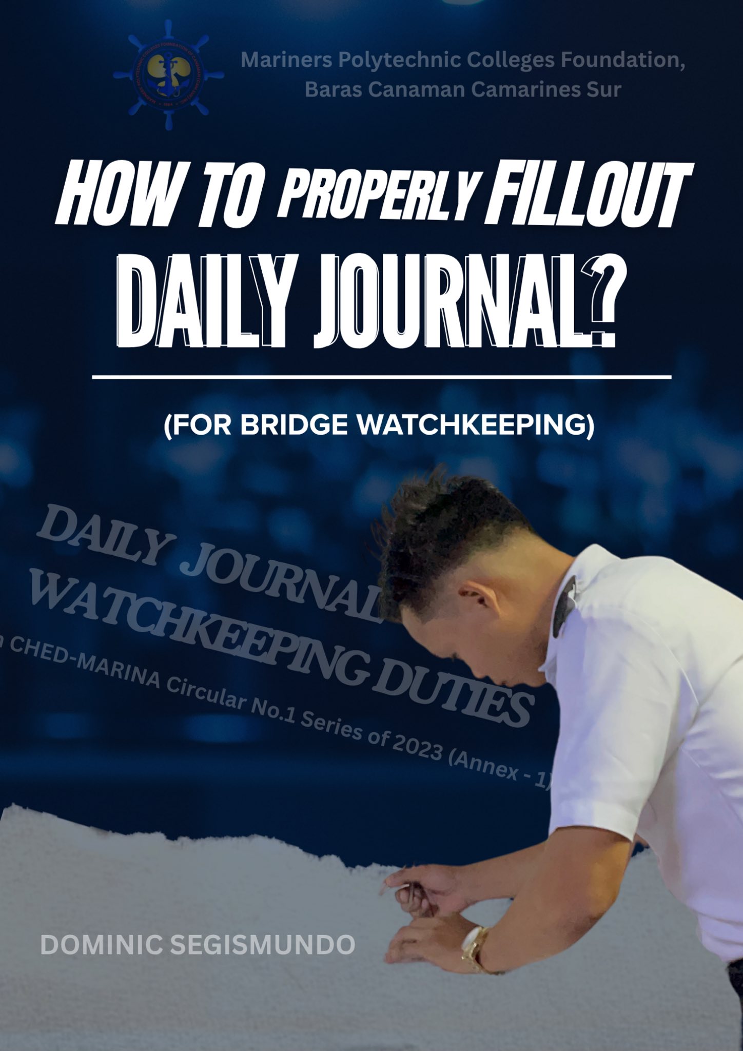 FOR DECK CADETS: FILLING OUT DAILY... - Marinerong Bicolano | Facebook