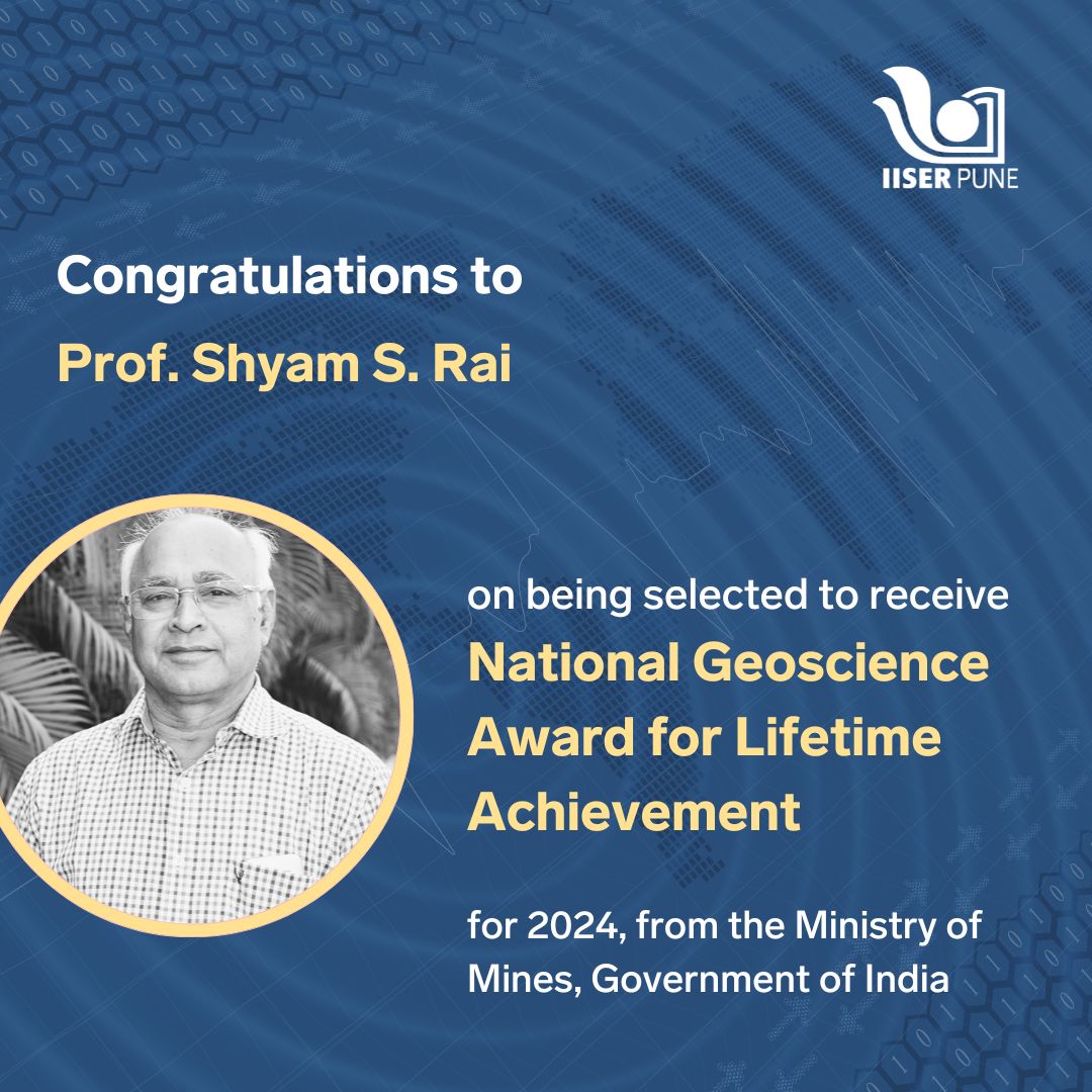IISER - Prof. Shyam Rai from the Department of Earth and Climate ...