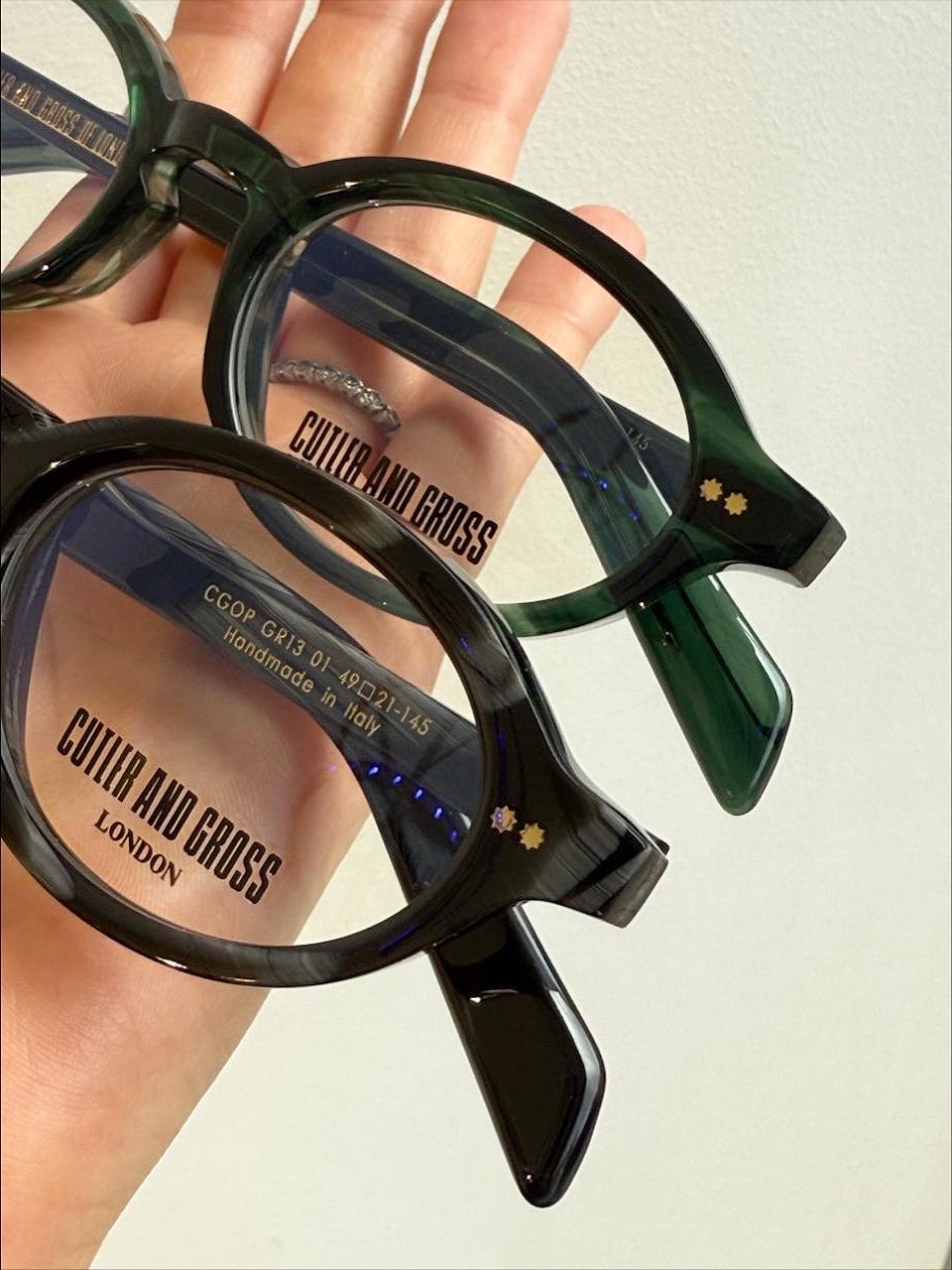 Few pieces from CUTLER AND GROSS worth a look. Available at our
