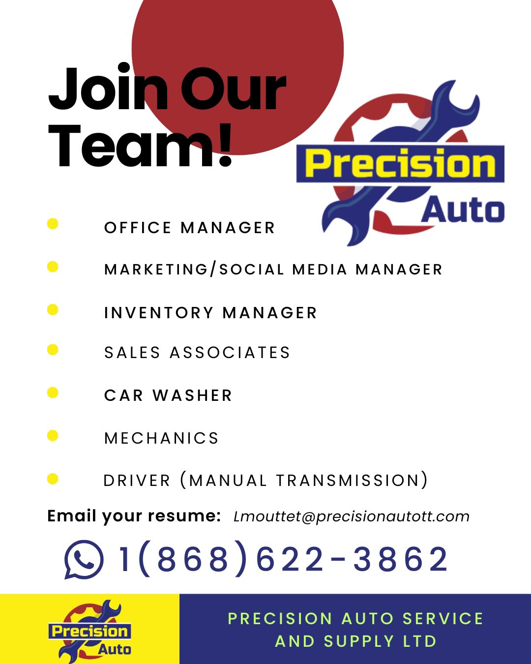 Precision Auto Service & Supply Ltd
