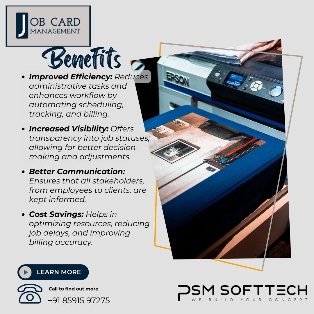 PSM - Streamline Your Workflow with Job Card Management! Say goodbye to ...