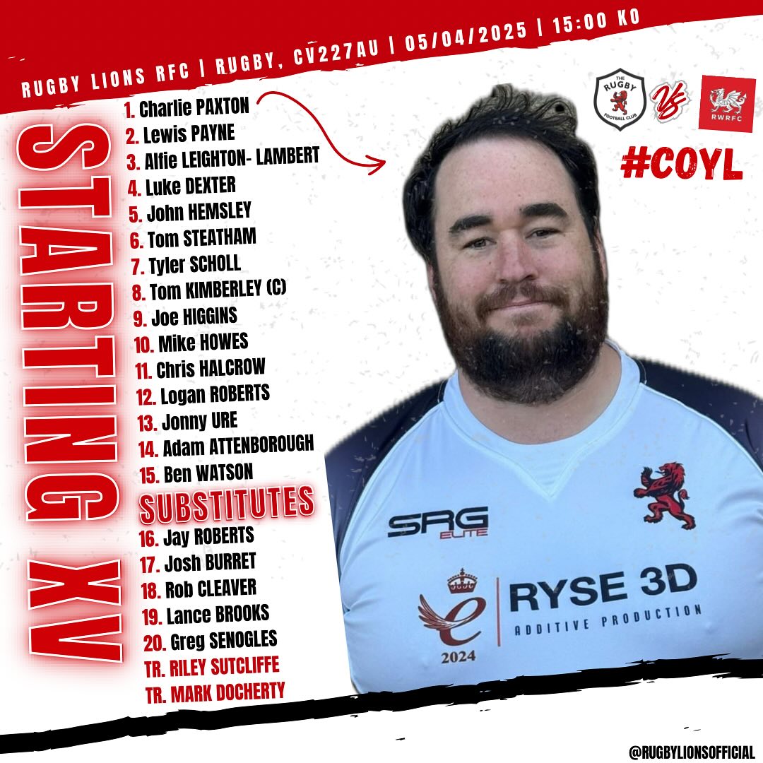 Rugby Lions RFC - 🔥 MATCHDAY ALERT – LOCAL DERBY SPECIAL 🔥... | Facebook
