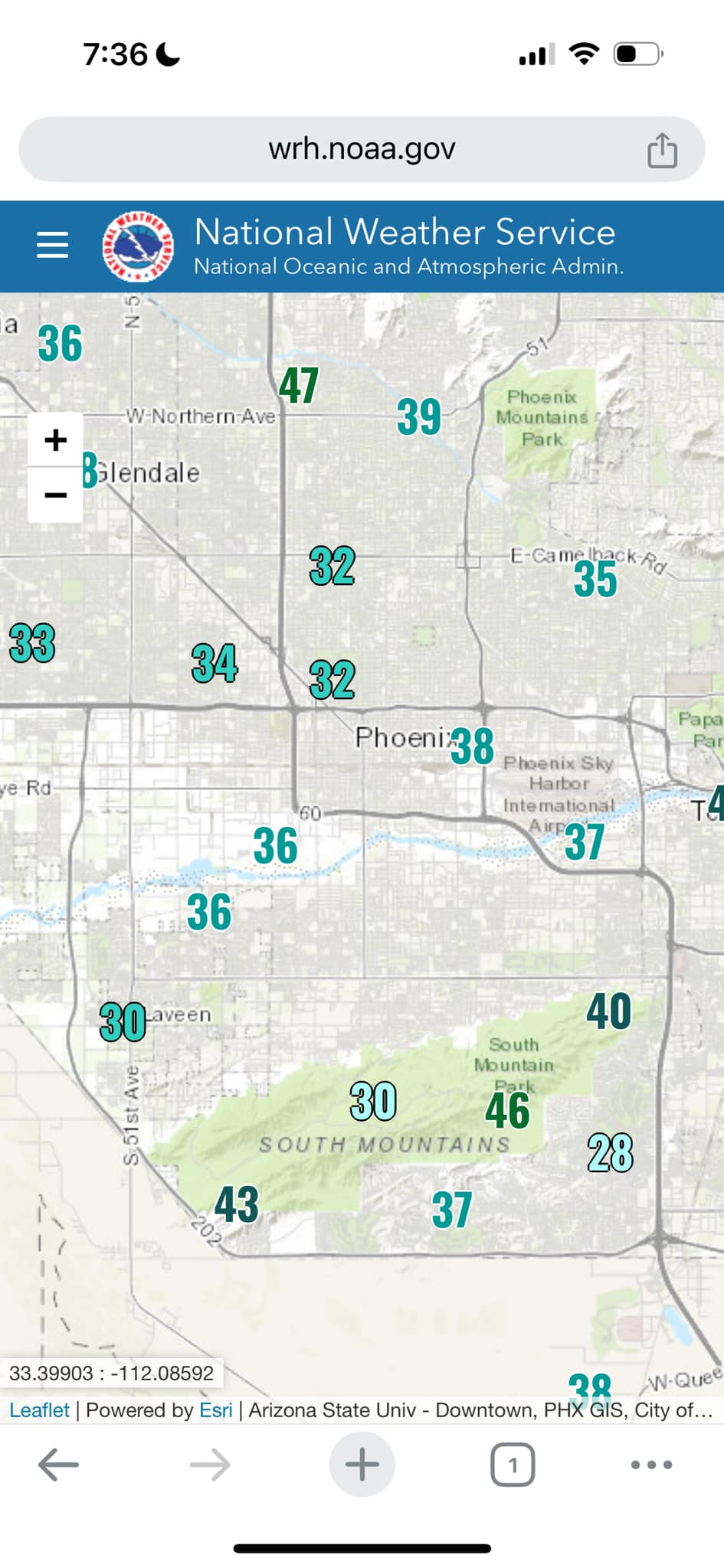Ian Schwartz - Chilly Sunday morning around the Phoenix Metro with ...
