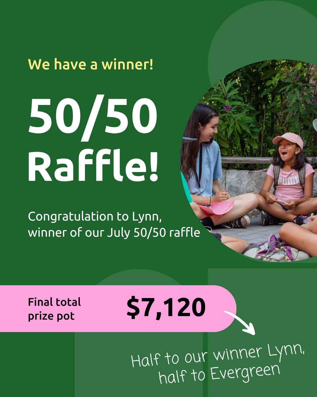 Evergreen - We have a winner! 🙌Congratulations to Lynn, who won our ...