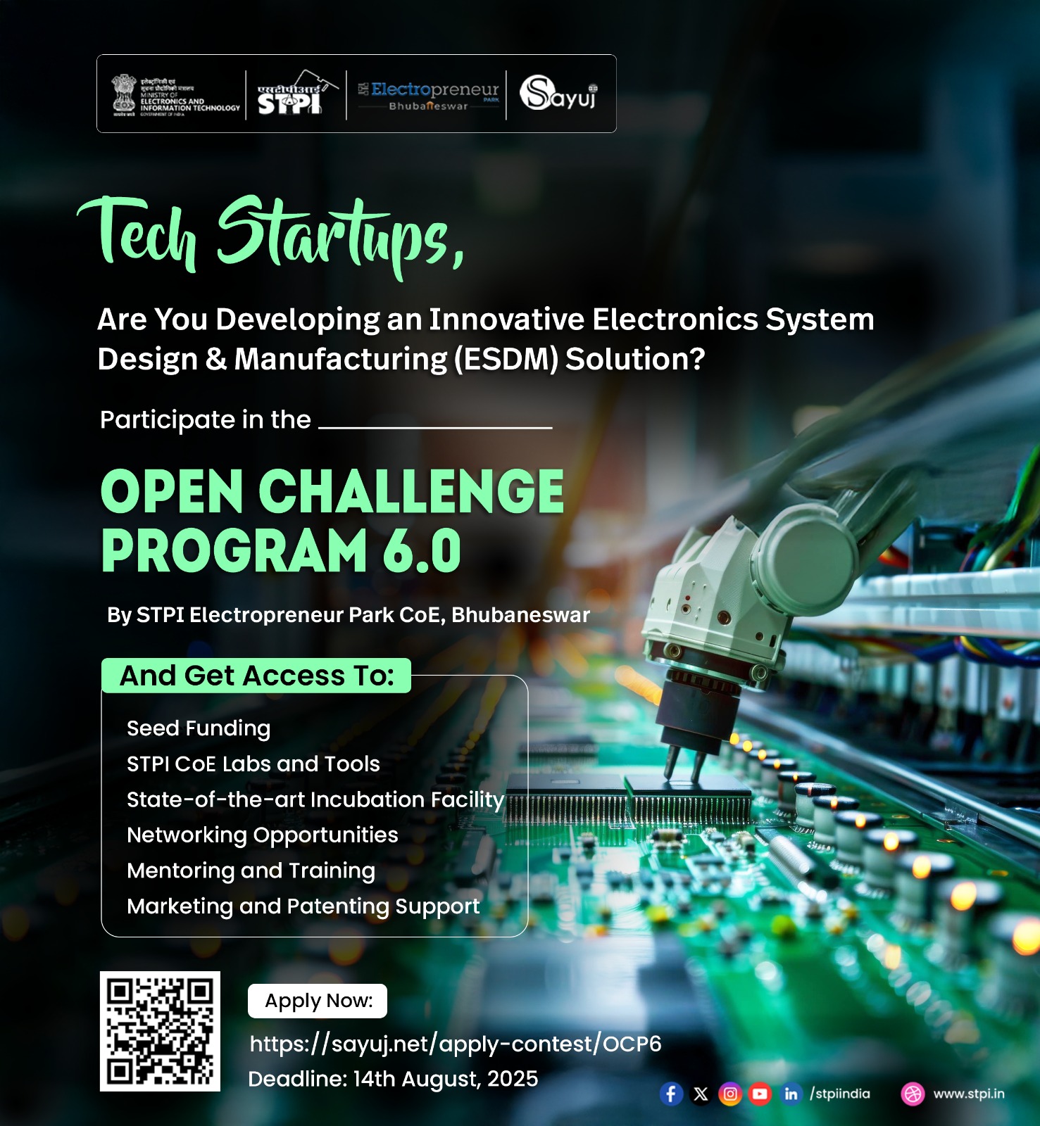 STPI - 📢 Calling all Tech Startups & Innovators! Got an innovative idea ...