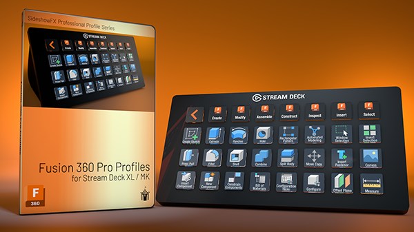 Sideshowfx - New Release! Fusion 360 Pro Profiles for Stream Deck XL MK ...