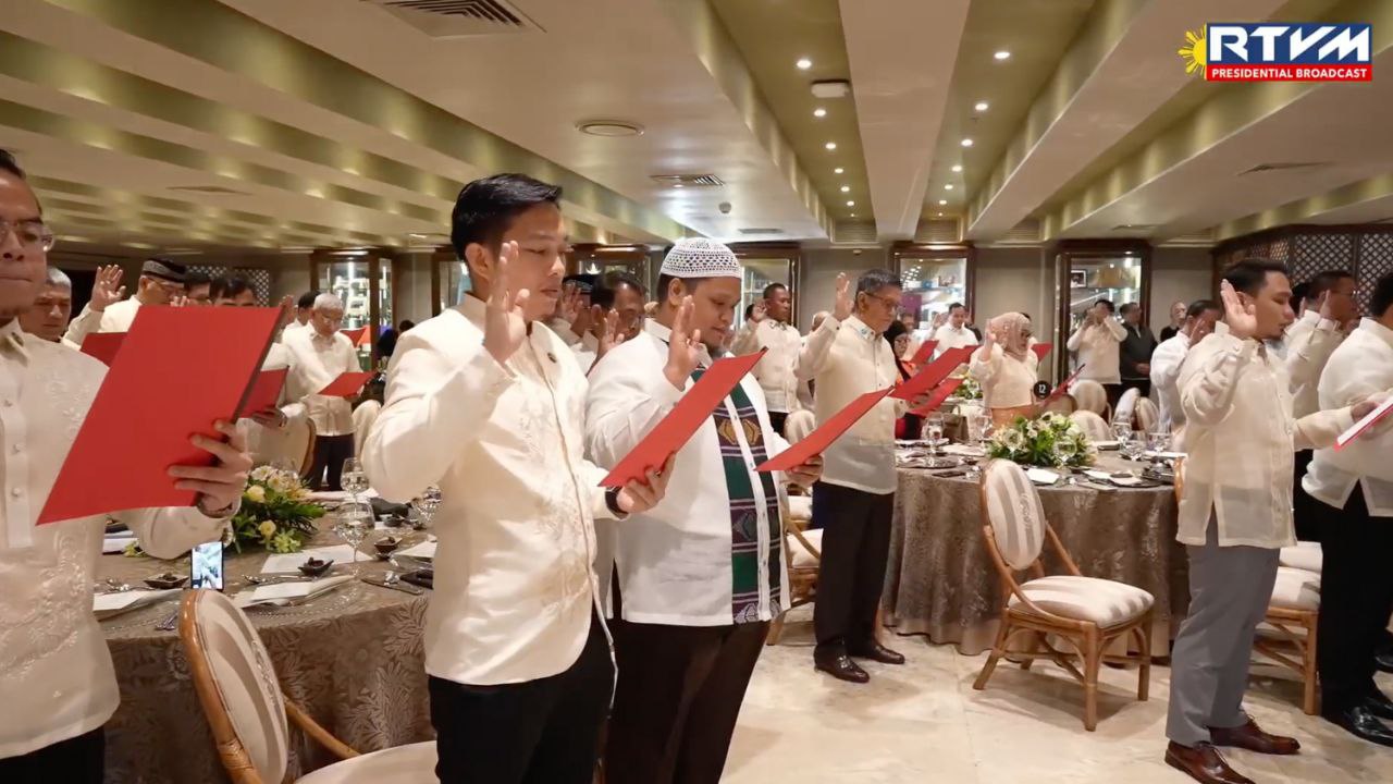 Rappler - President Ferdinand Marcos Jr. swears in the newly appointed ...