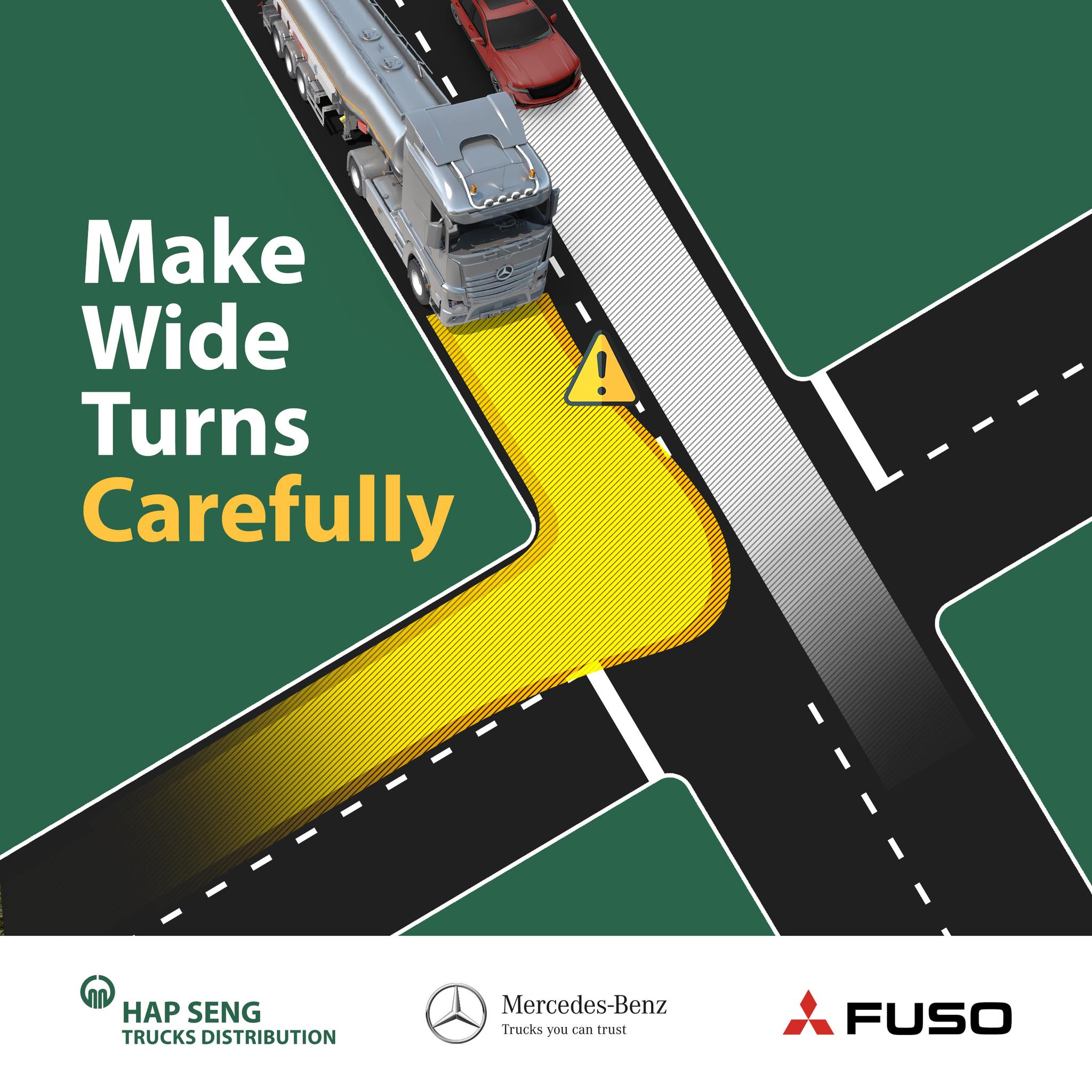 FUSO - Taking sharp turns in commercial vehicles can always pose a ...