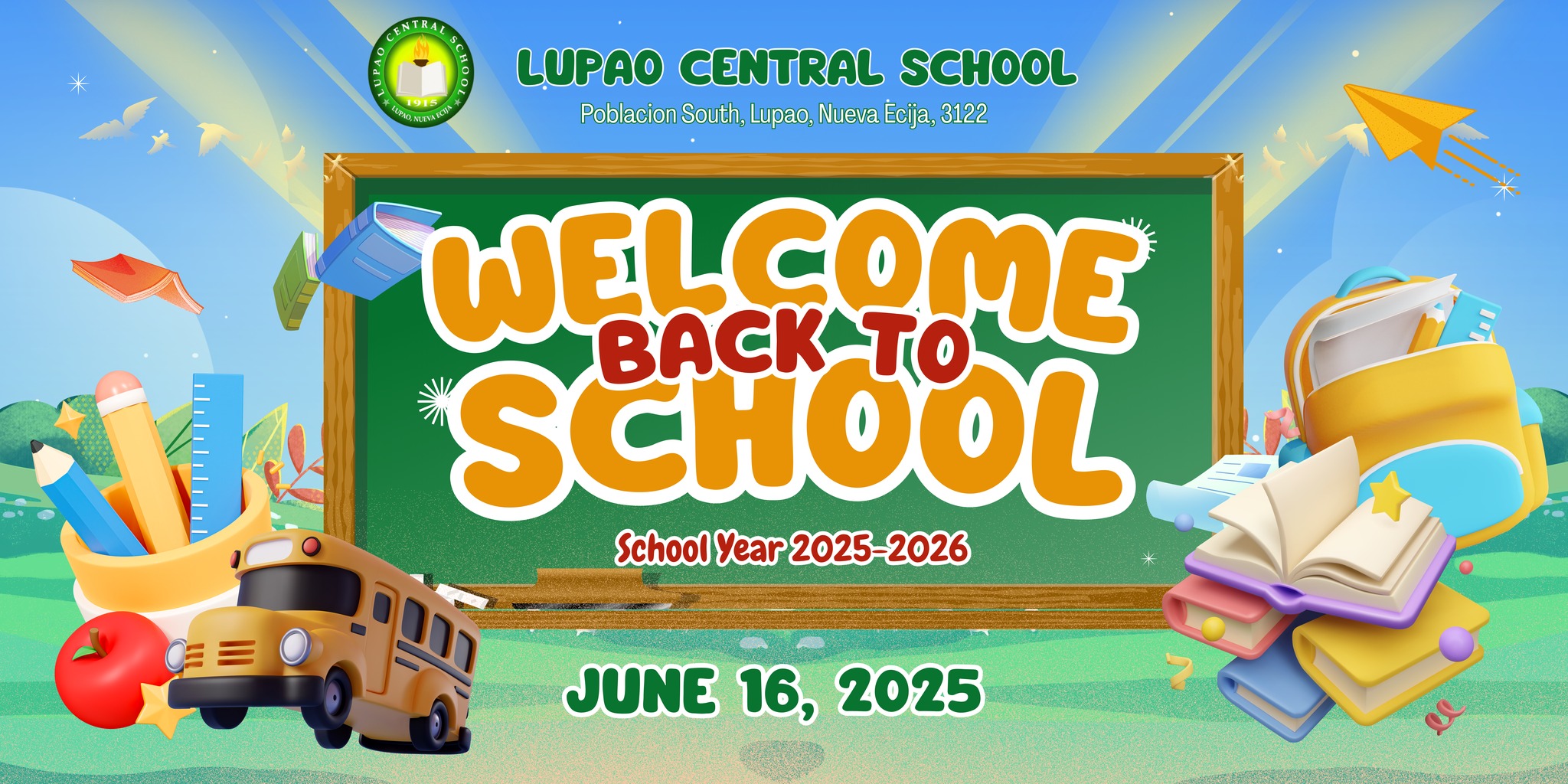 Lupao - 🎉 Welcome Back to School, Dear Learners! 🎉 📚 School Year 2025 ...