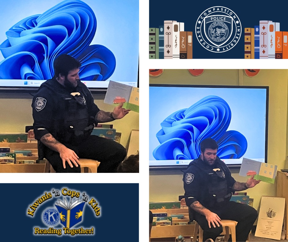 Appleton - Officer Rothbauer spent part of his day reading to some ...