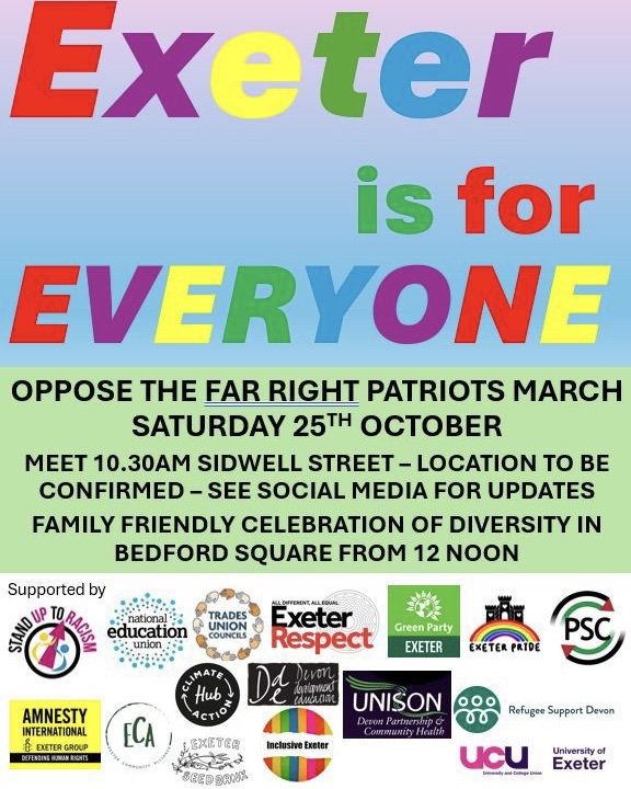 Exeter Pride - We’re proud to stand in solidarity with... | Facebook