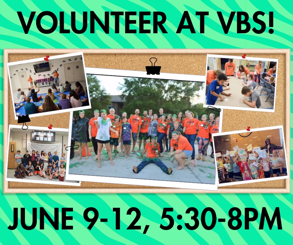 Edgewater - We need your help at VBS this summer! Be a group leader ...