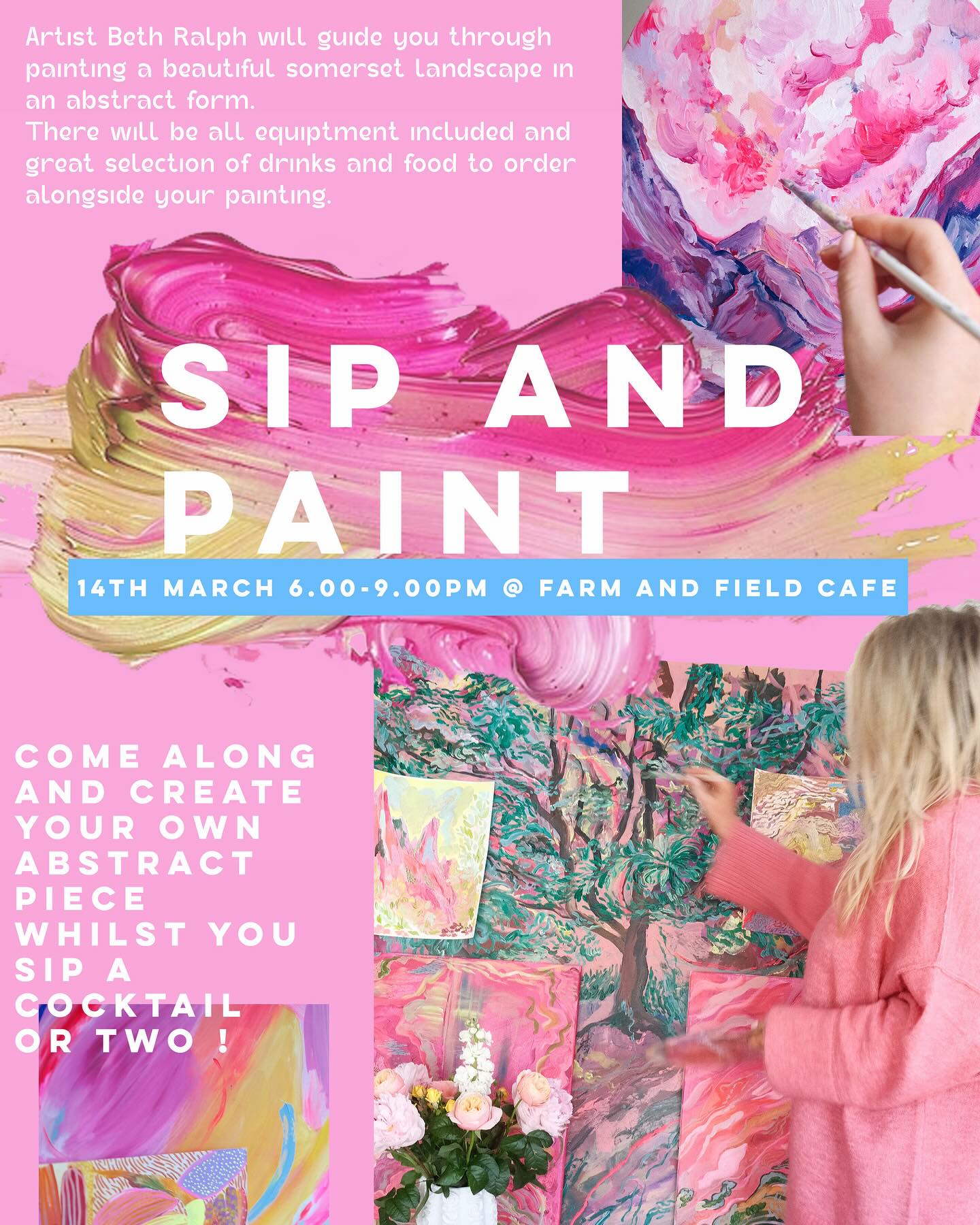 SIP AND PAINT . . Beths first... - Farm and Field Cafe | Facebook