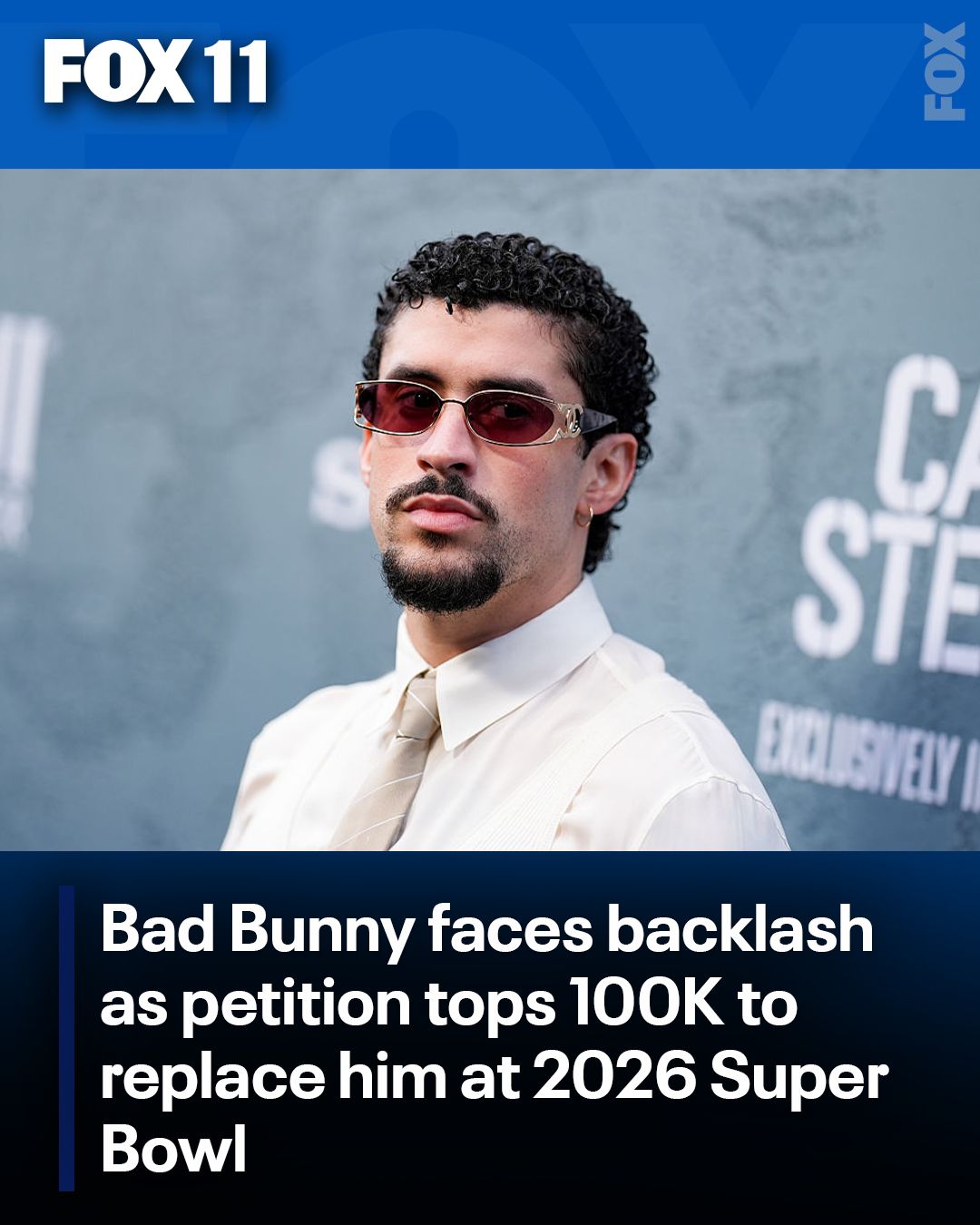 FOX - BAD BUNNY BACKLASH: A Change.org petition calling for country ...