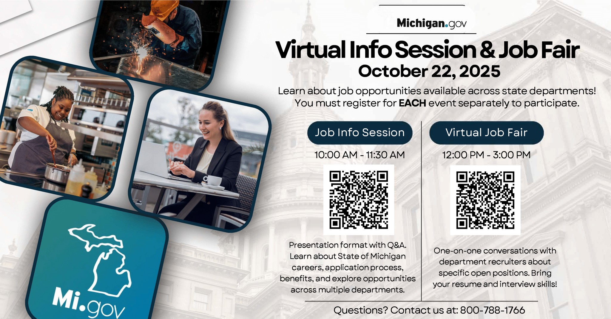Detroit - Join Michigan.gov for a virtual info session & job fair! Next ...