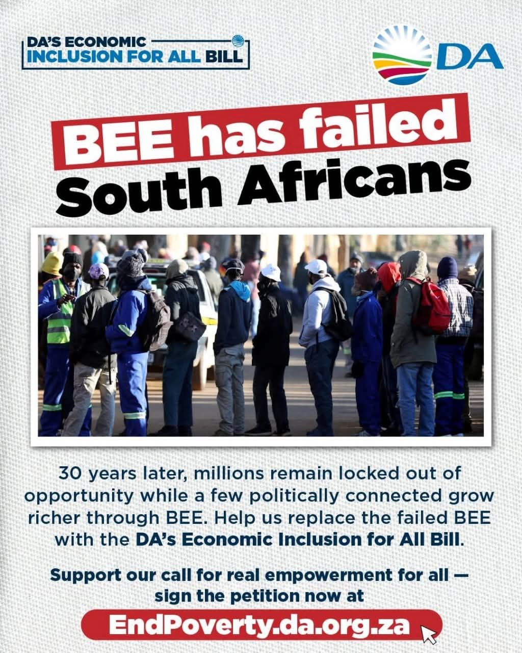DA - 📌 30 years later, millions remain locked out of opportunity while ...