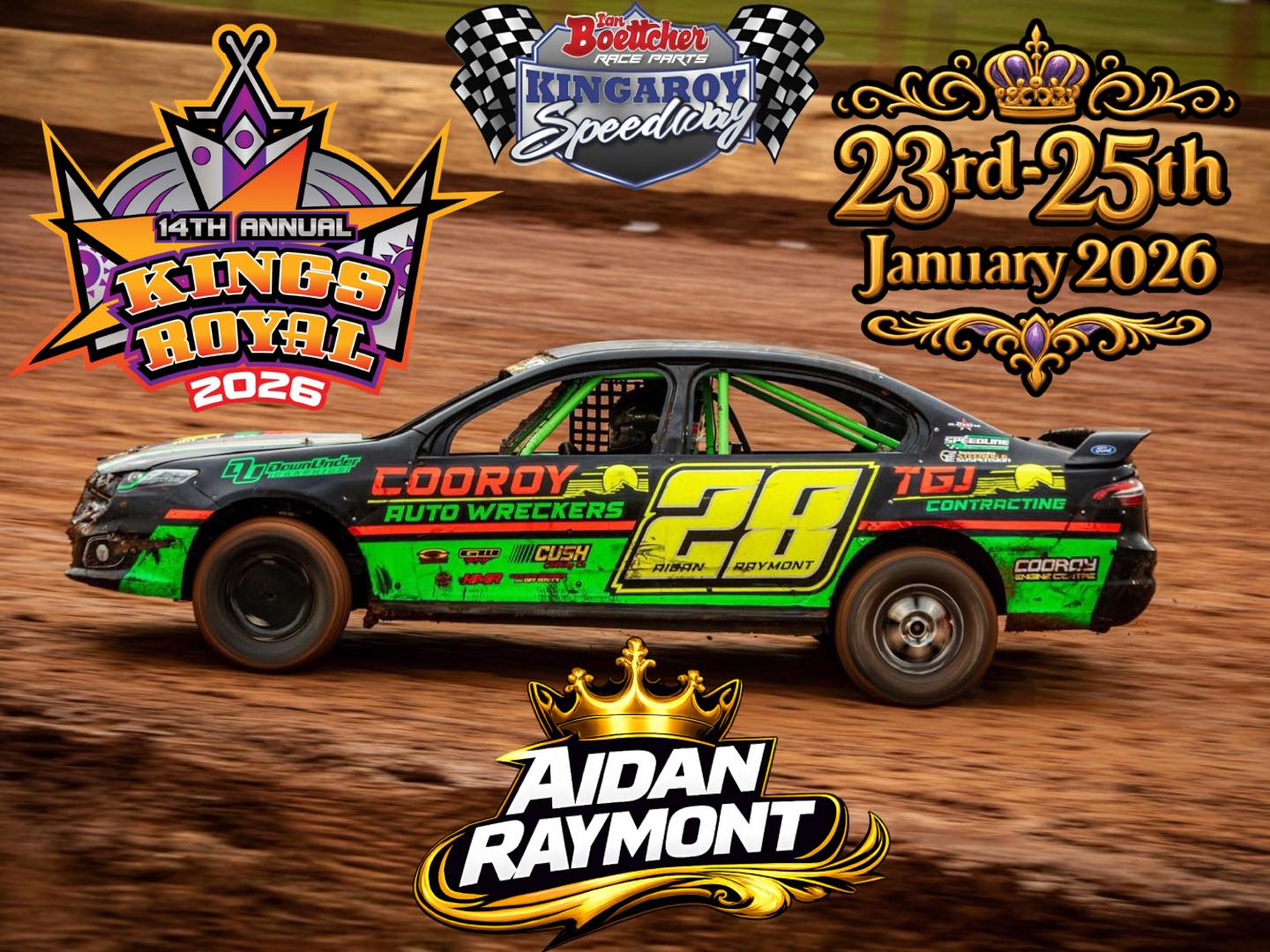 Kingaroy - 🏁👑 COOROY’S FORMER KINGS ROYAL WINNER AIDAN Raymont IS ...