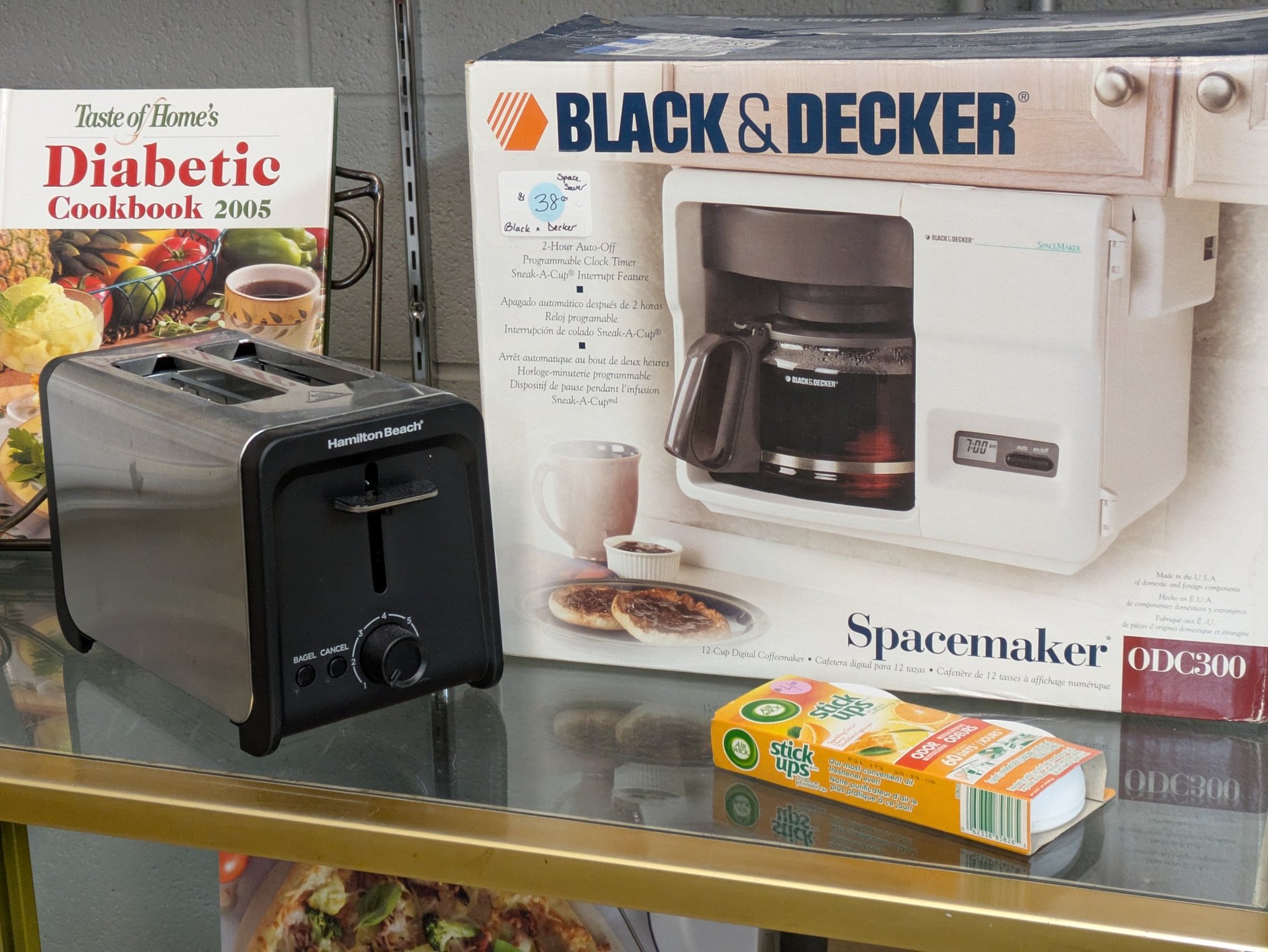 New - New Toaster $6 Black &amp; Decker Space Saver Coffee Maker $38 | Facebook