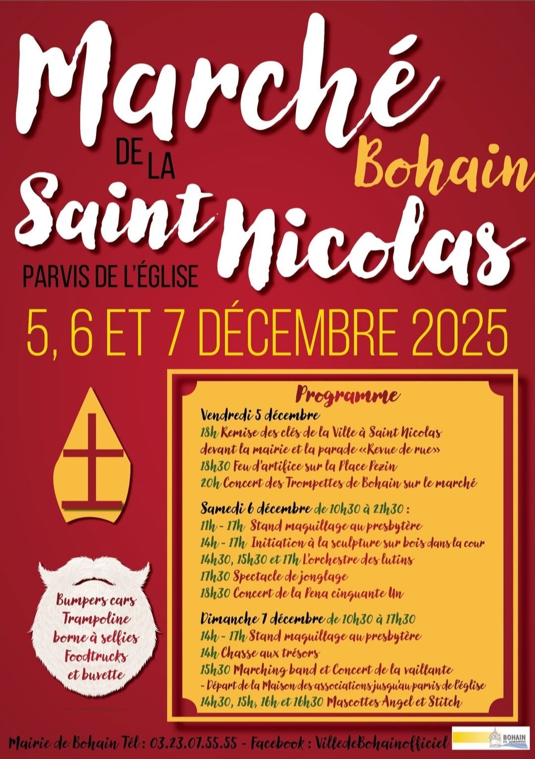 Ville - 🎅 Marché de la Saint Nicolas 🎅 Vous êtes prêts ? On a hâte ! C ...