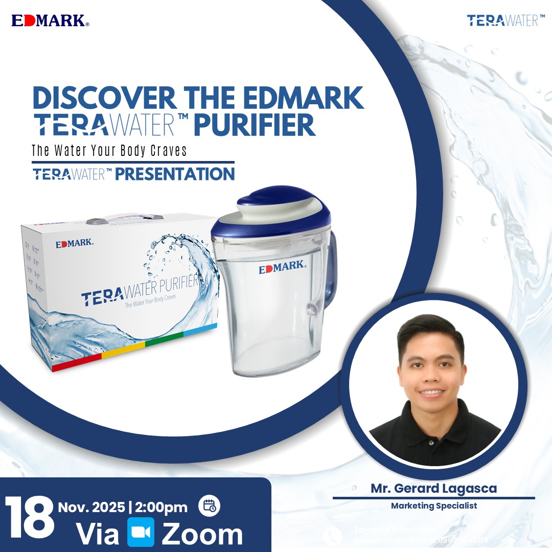 The Water Your Body Craves Join us... - EDMARK PHILIPPINES | Facebook