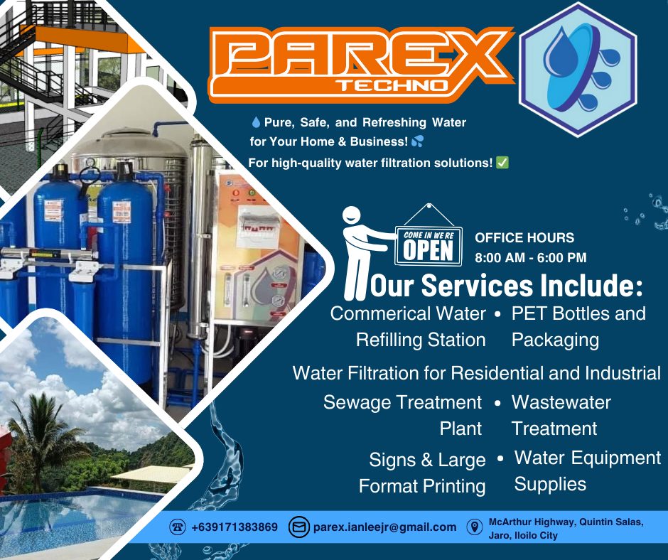 Parex - 💧 Quench your thirst for quality! PAREX TECHNO delivers pure ...