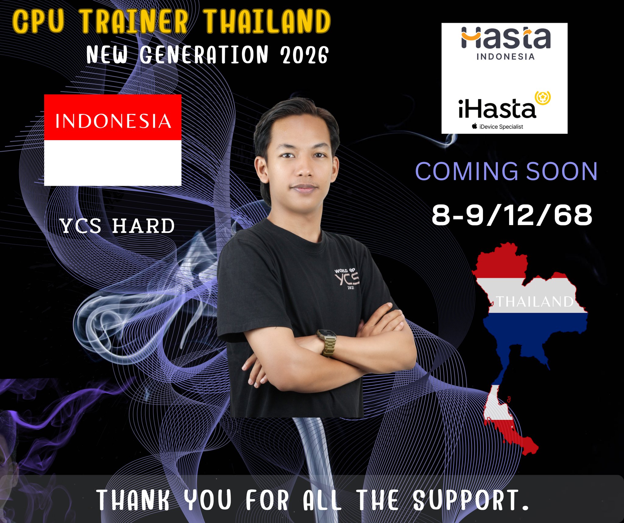 Wuttichai - ขอบคุณ Ycs Hard จากประเทศอินโดนีเซีย สำหรับการสนับสนุน การ ...
