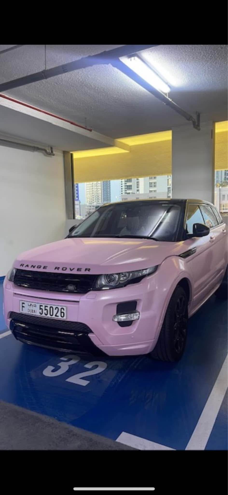 Pink Range Rover Evoque - Cars & Trucks - Dubai, United Arab Emirates ...