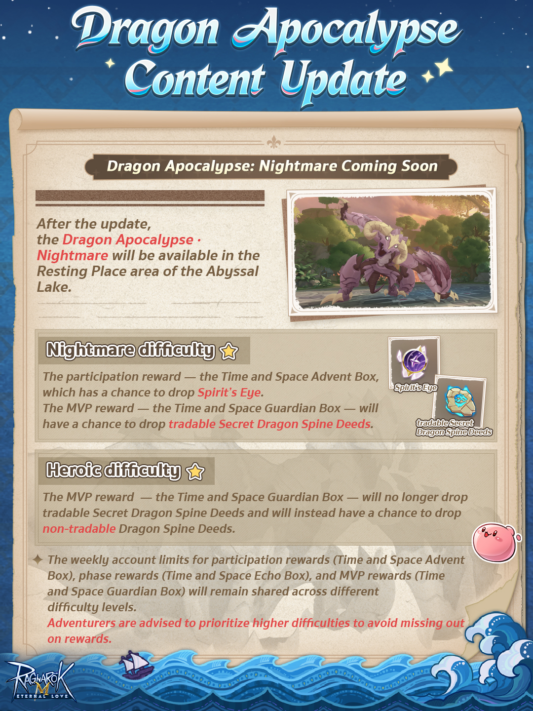 Ragnarok - Dragon Apocalypse Update Report A new dungeon challenge ...