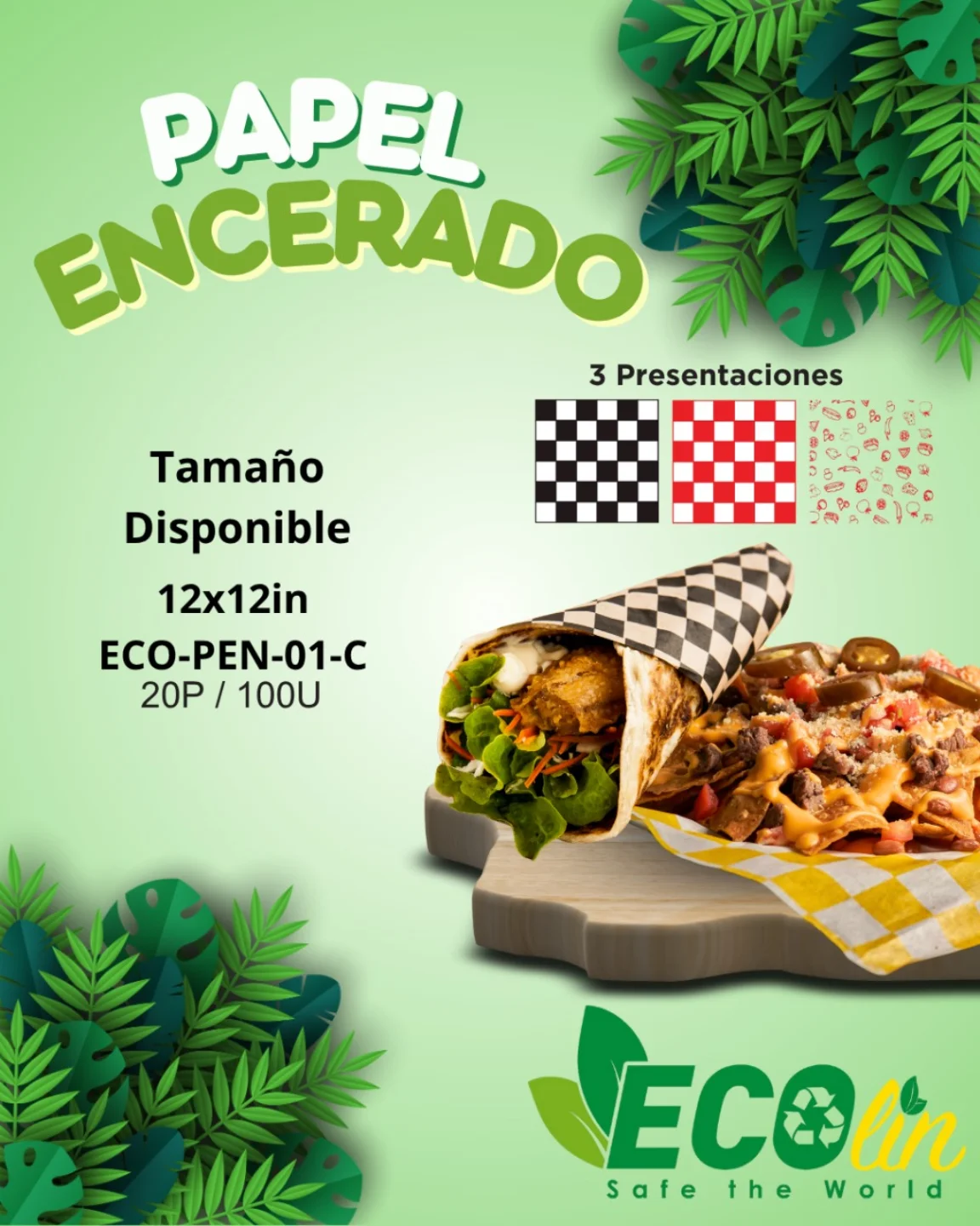 Ecolin - ¡Envuelve tus ideas con conciencia! 🌿🌮 Presentamos el Papel ...