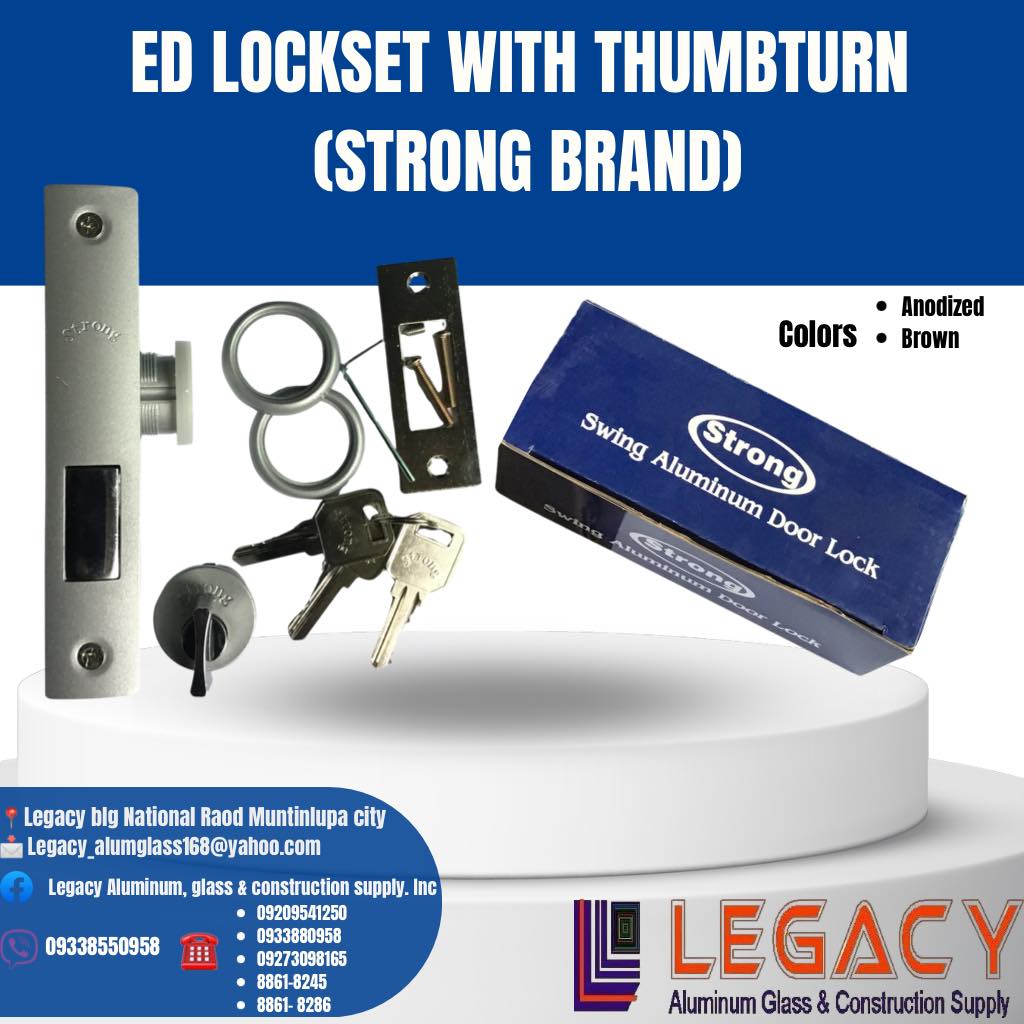 LEGACY - ED Lock Set with Thumbturn, Siguradong lakas at seguridad ...