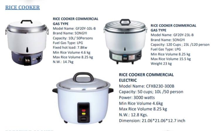 #RiceCookerCommercial RICE COOKER... - JMG Kitchen Equipment | Facebook