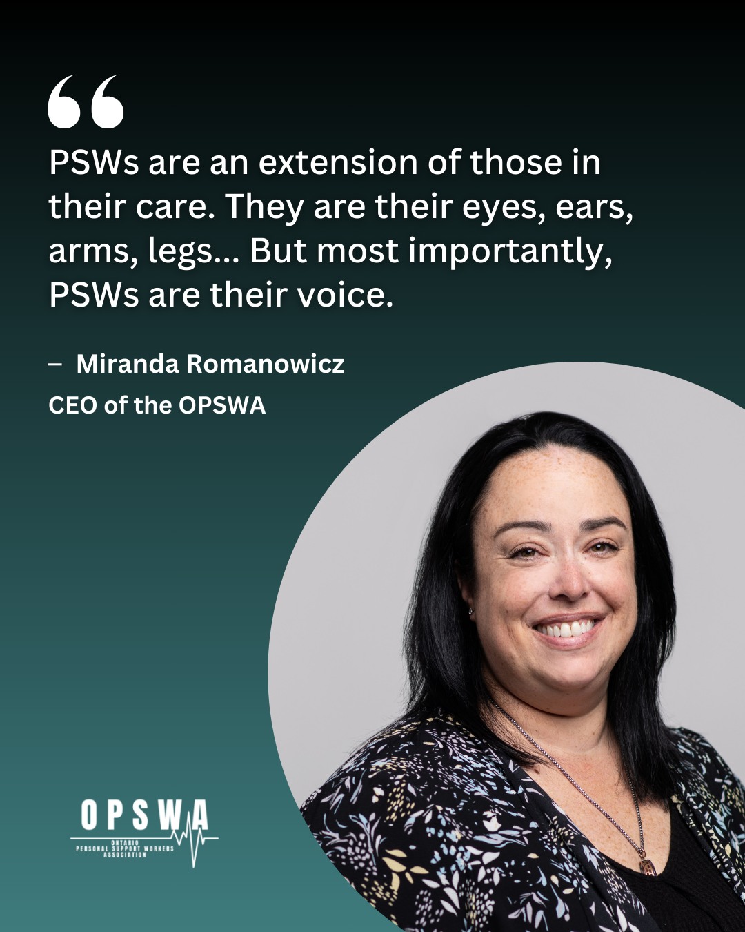 Thank you to all the incredible... - Ontario PSW Association | Facebook