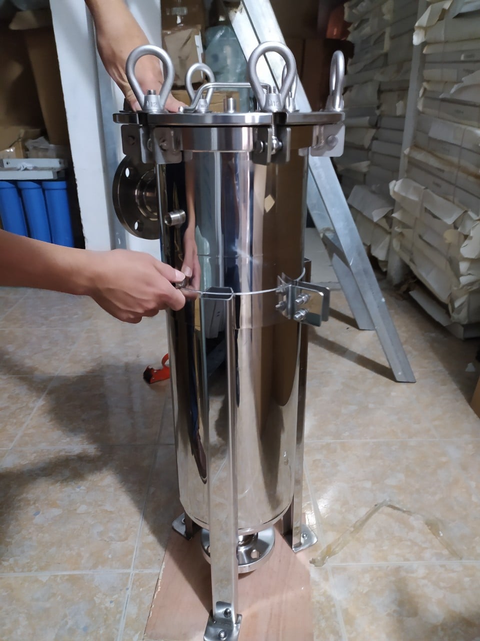 Bình lọc túi inox 304 hiện... - Bình lọc túi - Bình lọc inox | Facebook