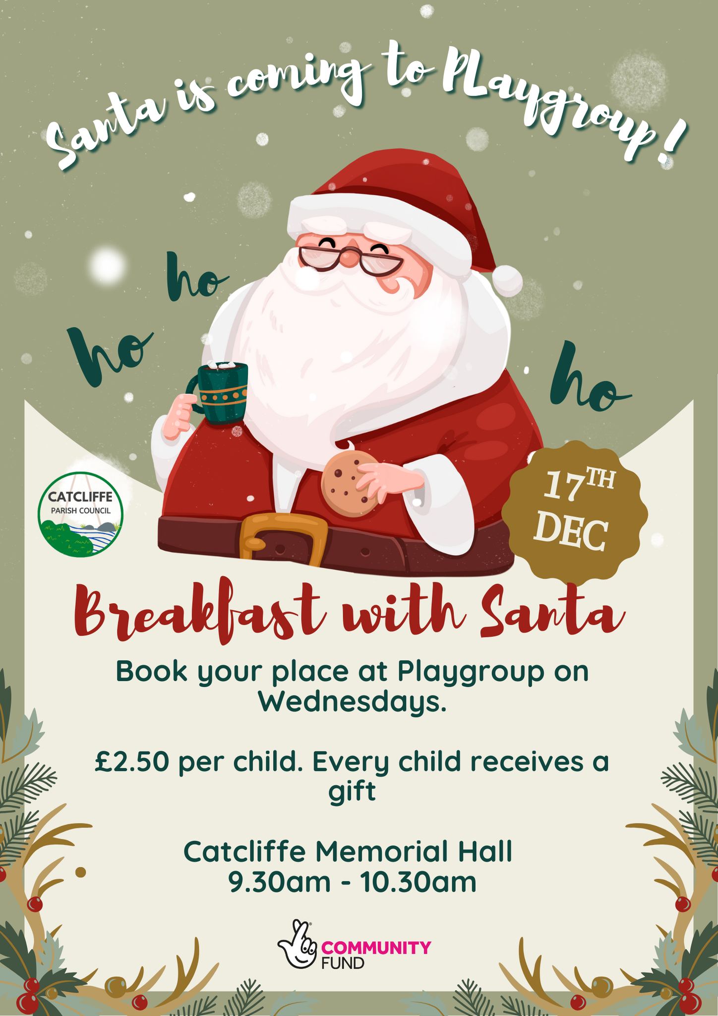 🎅 Santa is coming to... - Catcliffe Parish Council | Facebook
