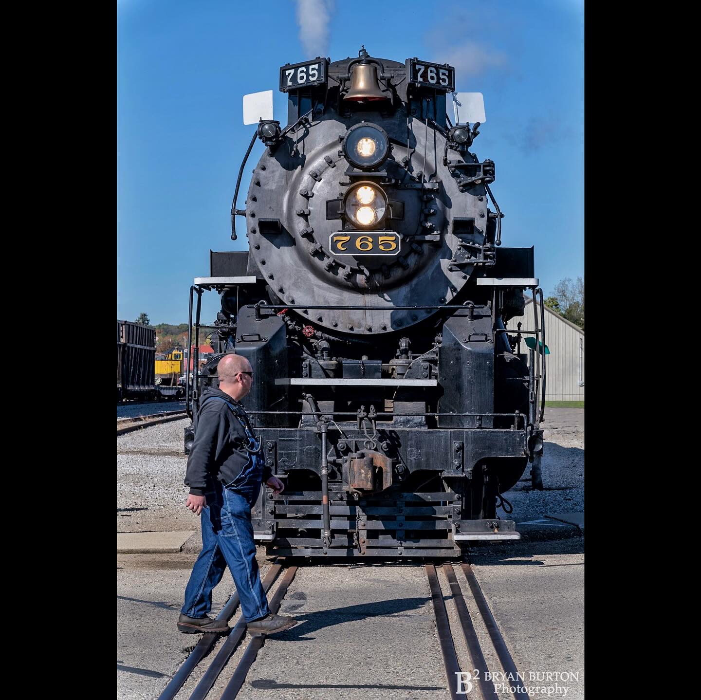 Nickel Plate Road 765 at Hillsdale during the Fall Colors Steam