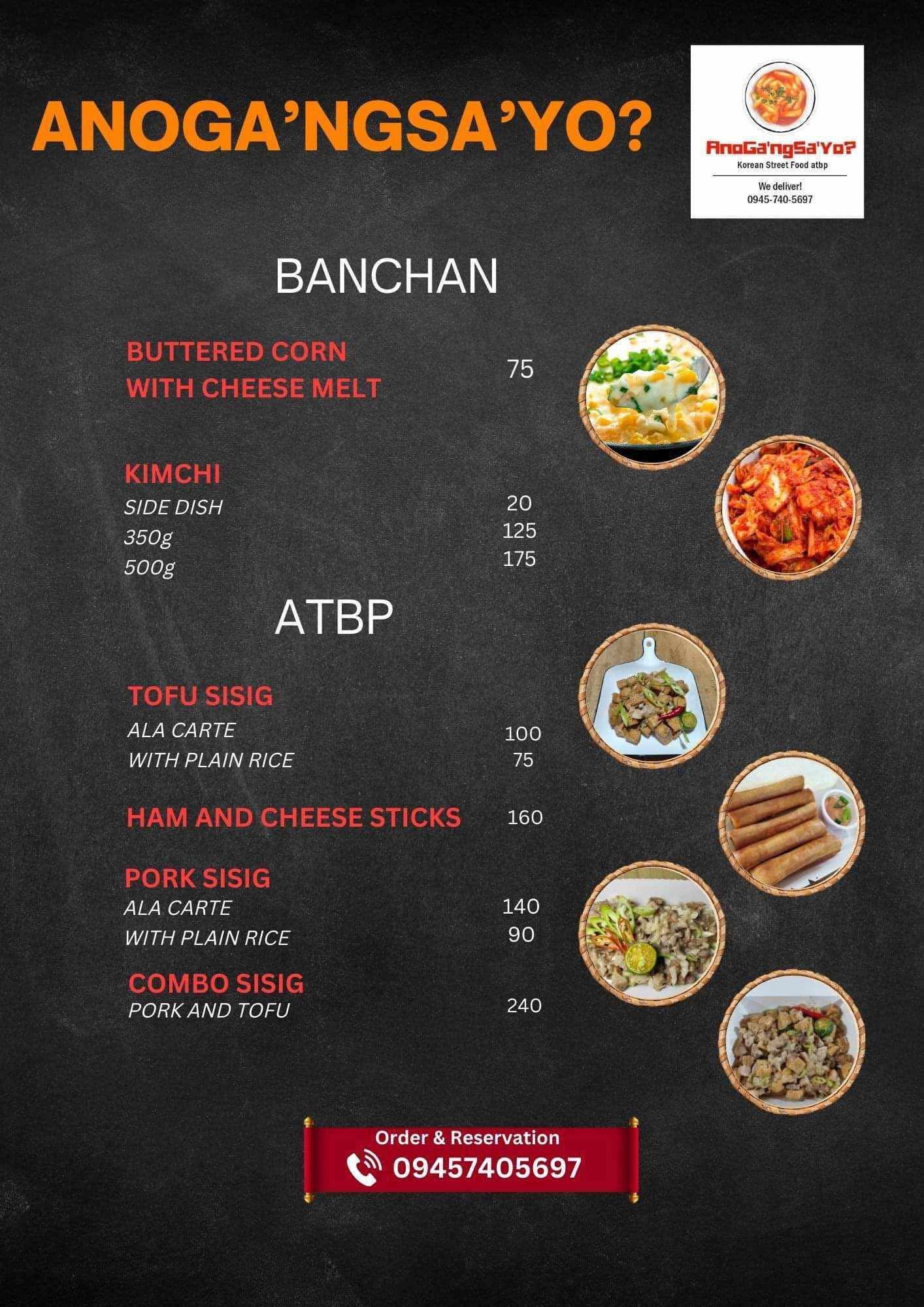 ANOGA'NGSA'YO?-KOREAN STREET FOOD ATBP | Batangas City