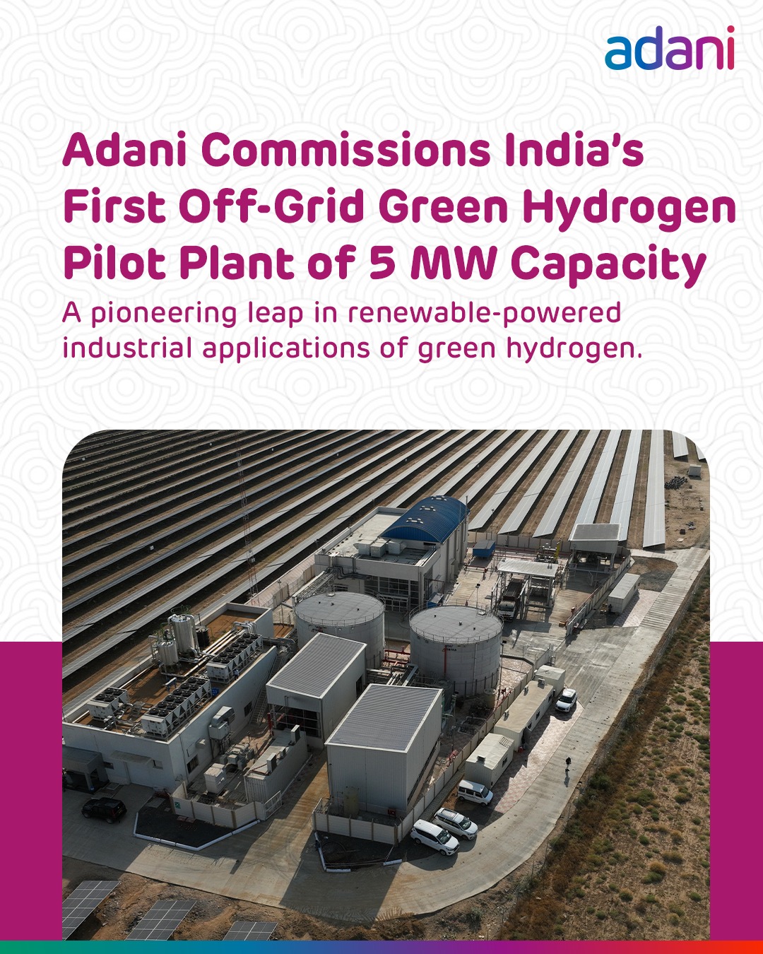 Adani Group - Adani New Industries Ltd. has commissioned... | Facebook