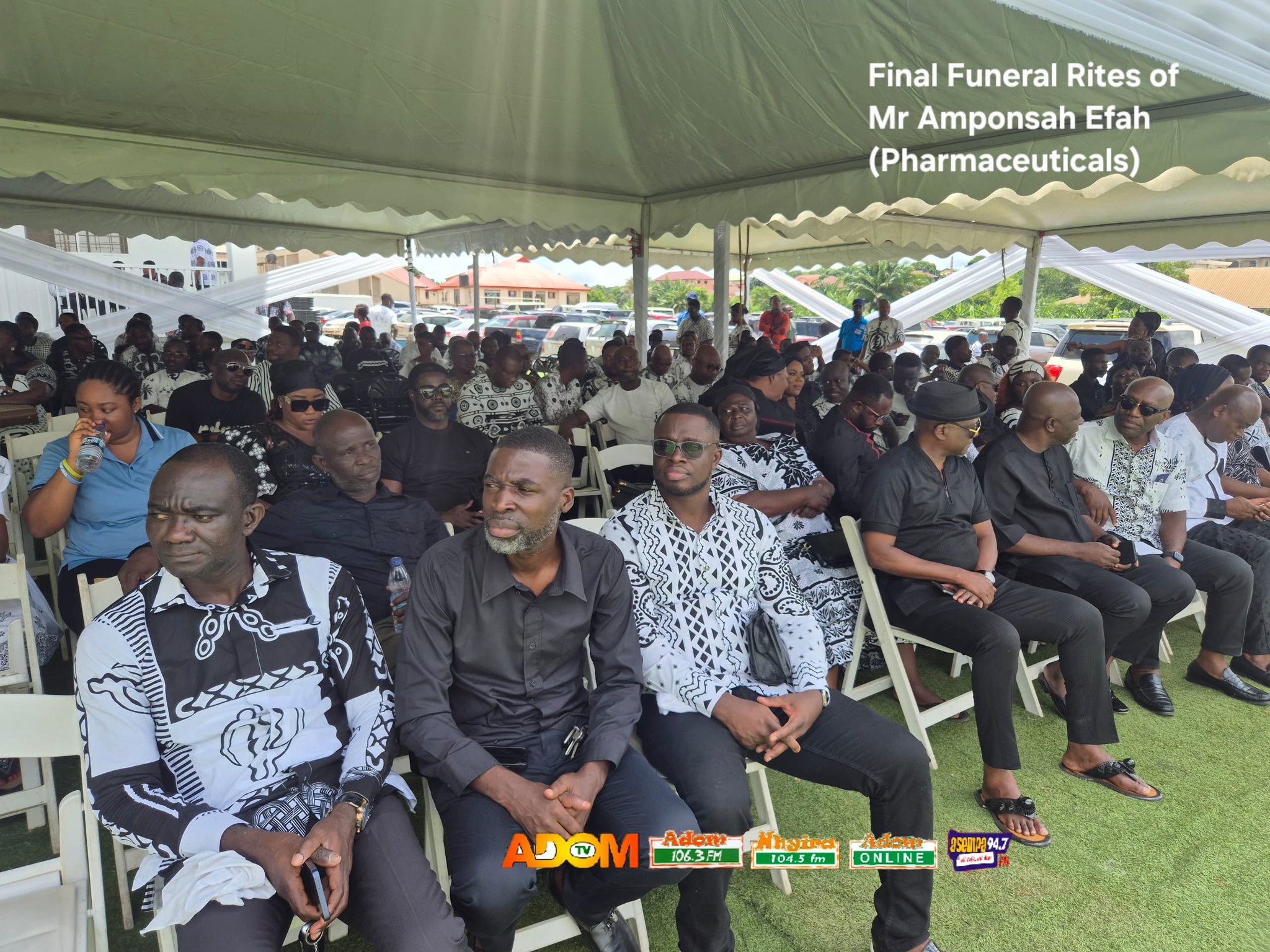 Adom 106.3 FM - Moments from the burial service of the... | Facebook