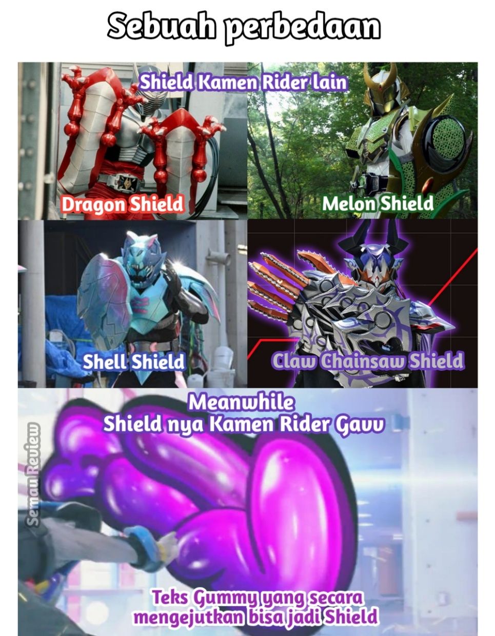 Semau - Shield di series Rider, jadi Weapon andalan beberapa Kamen ...