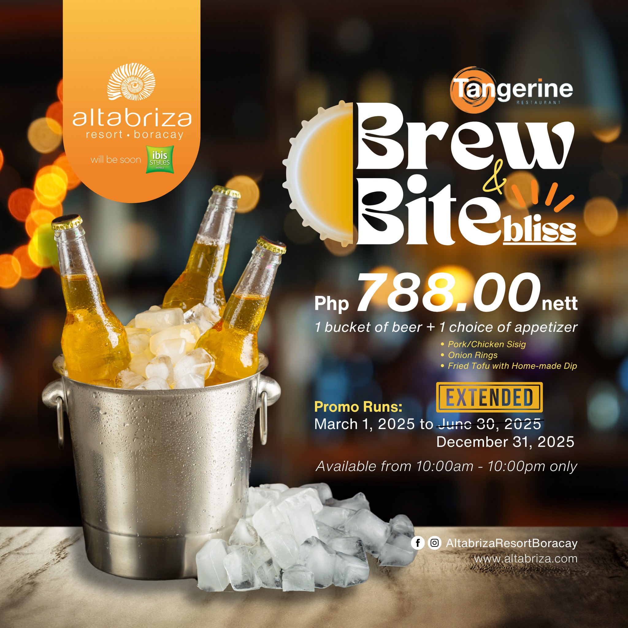 🍻 Brew & Bite Bliss is BACK and... - Altabriza Resort Boracay | Facebook