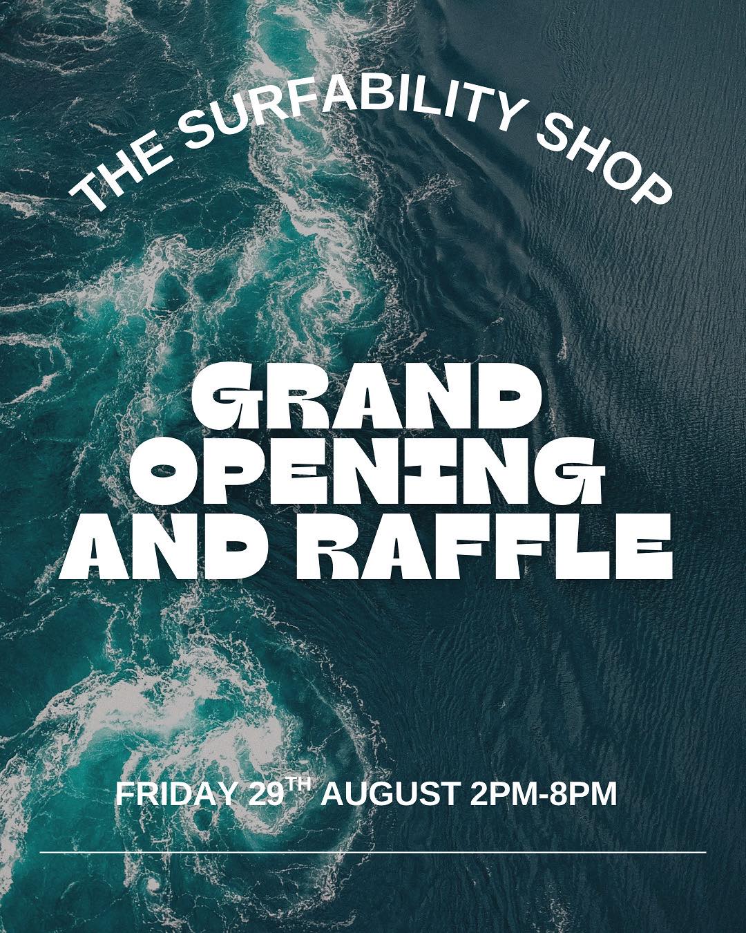 Surfability - The Surfability shop grand opening is here and we want ...
